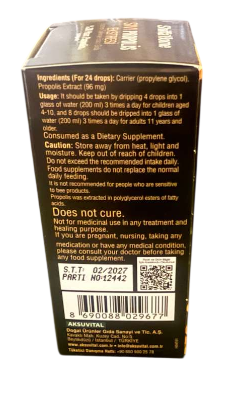 Propolis Spray – Natural Food Supplement (20 ml)